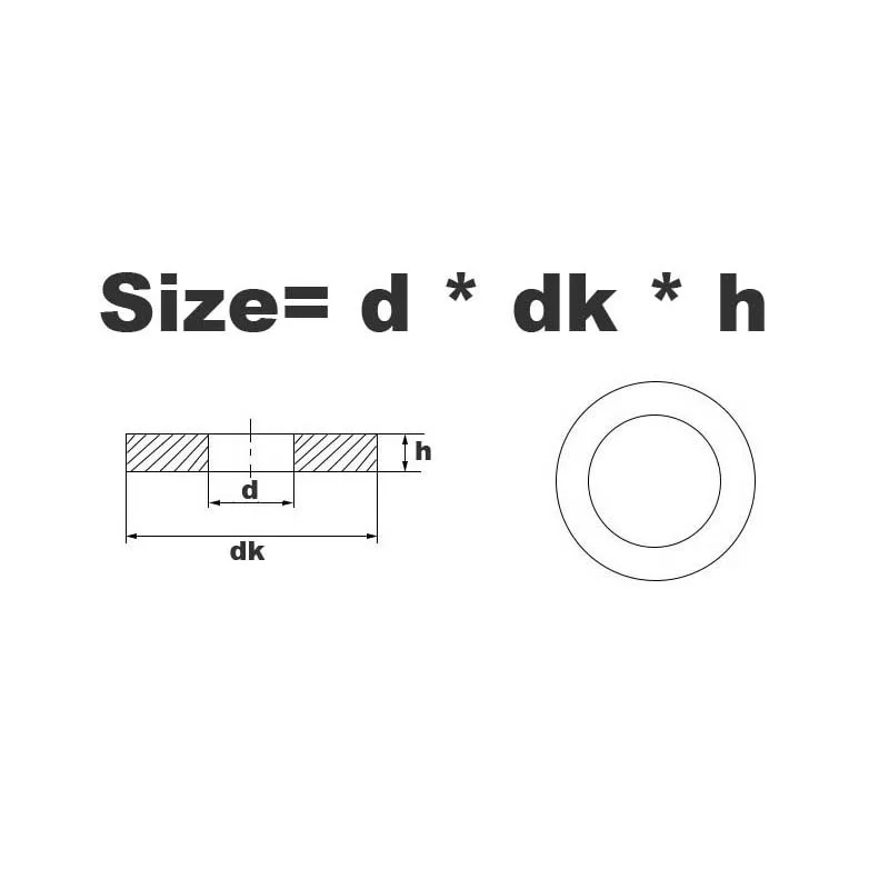 Black Plated Stainless Steel Flat Washers – Multiple Size Options Available