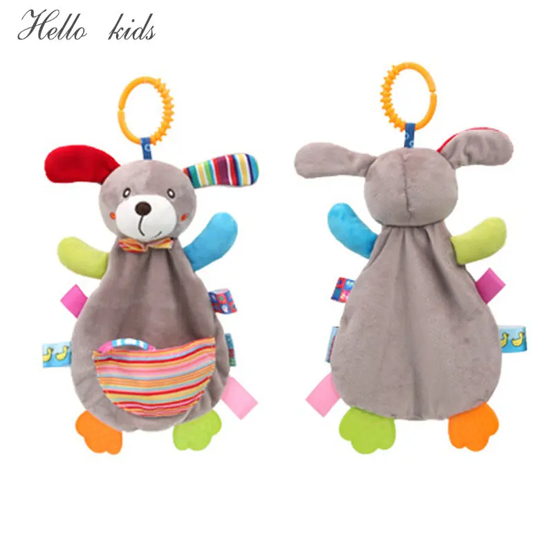 

Lovely Cartoon Baby Calm Teether Toy Baby Towel Bee Baby Appease Towel Newborn Infant Hand Grasping Toy