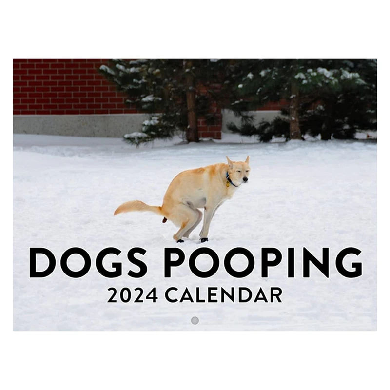 

Настенный календарь PPYY-Dogs 2024, настенный календарь с забавным рисунком собаки 2024, настенный календарь на новый год, рождественские подарки