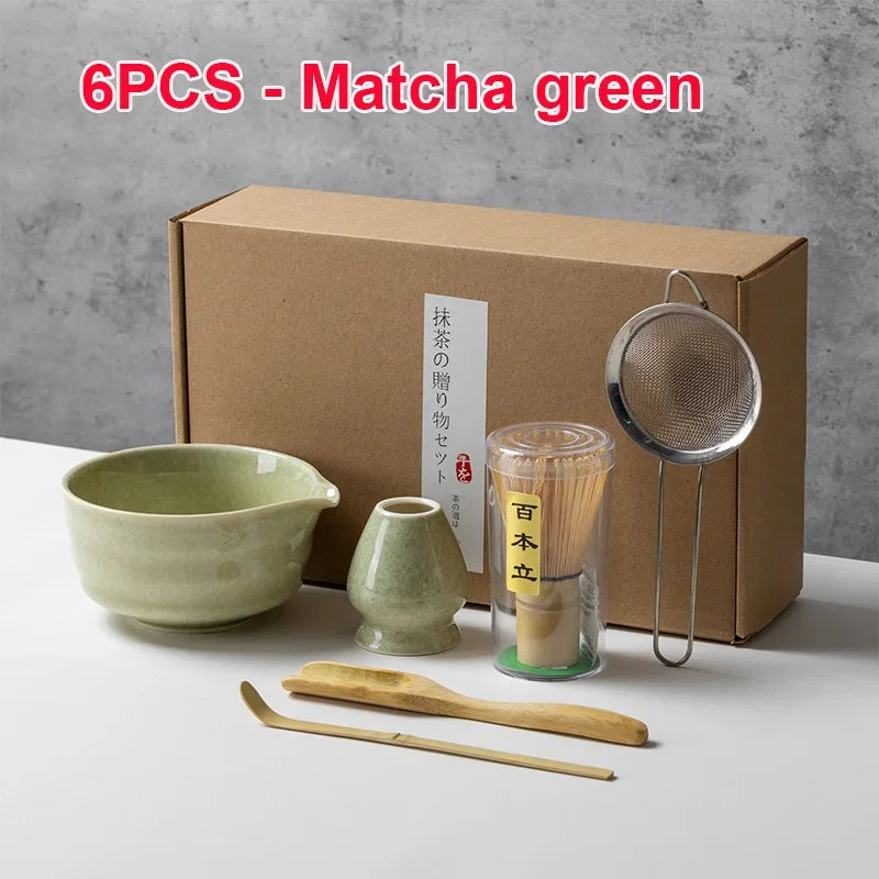 6PCS Matcha green