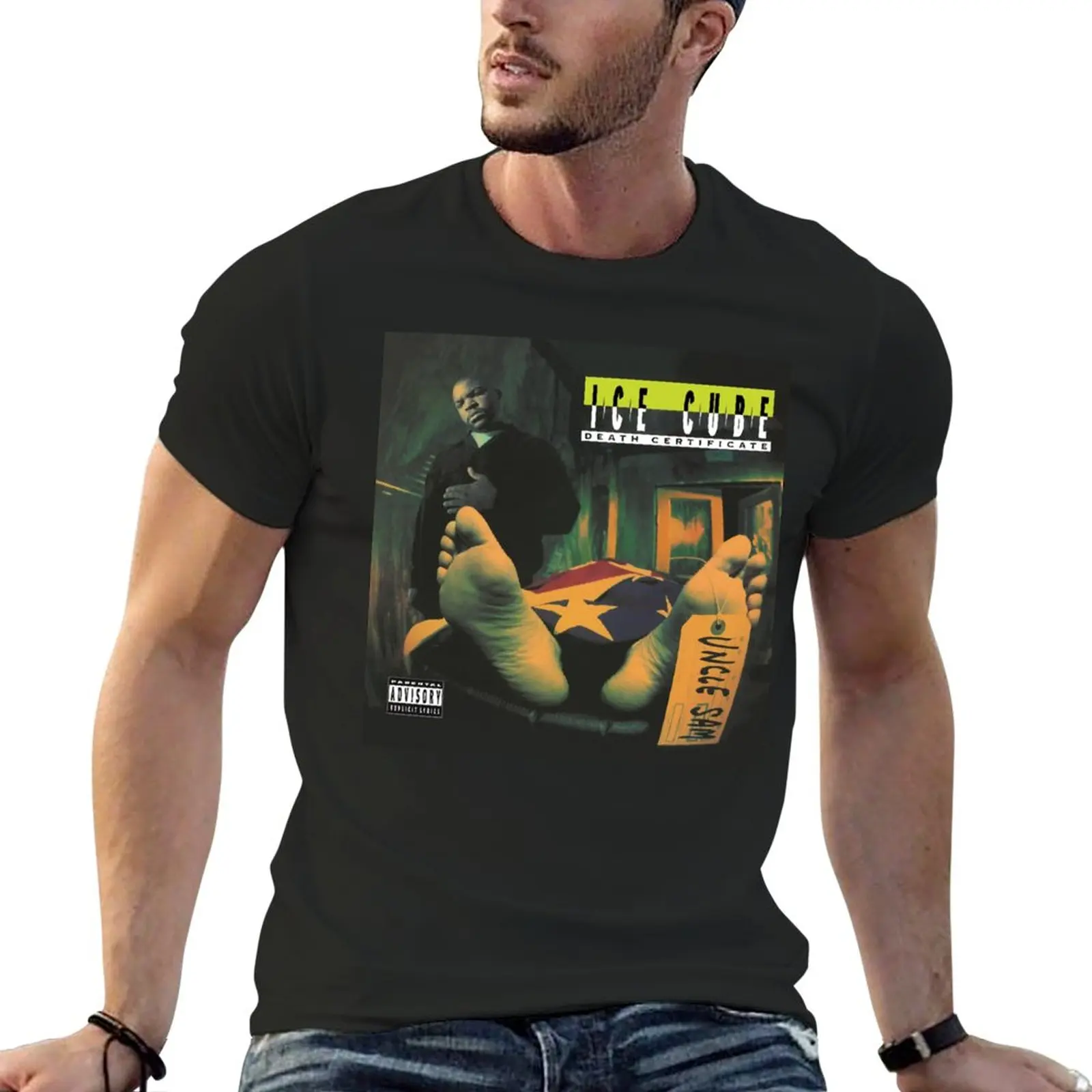 

New Death certificate Classic T-Shirt black t shirts custom t shirts quick drying shirt Short sleeve tee men