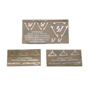 1 Pezzo Adesivo Metallico TTI/SI per Armi Giocattolo G17/G18/G19, Accessori Decorativi per Modifiche Tattiche