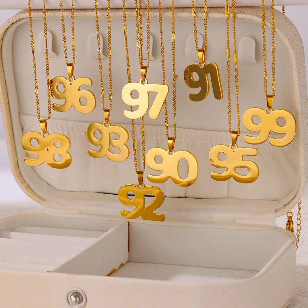 Necklaces For Women Gold Color Stainless Steel