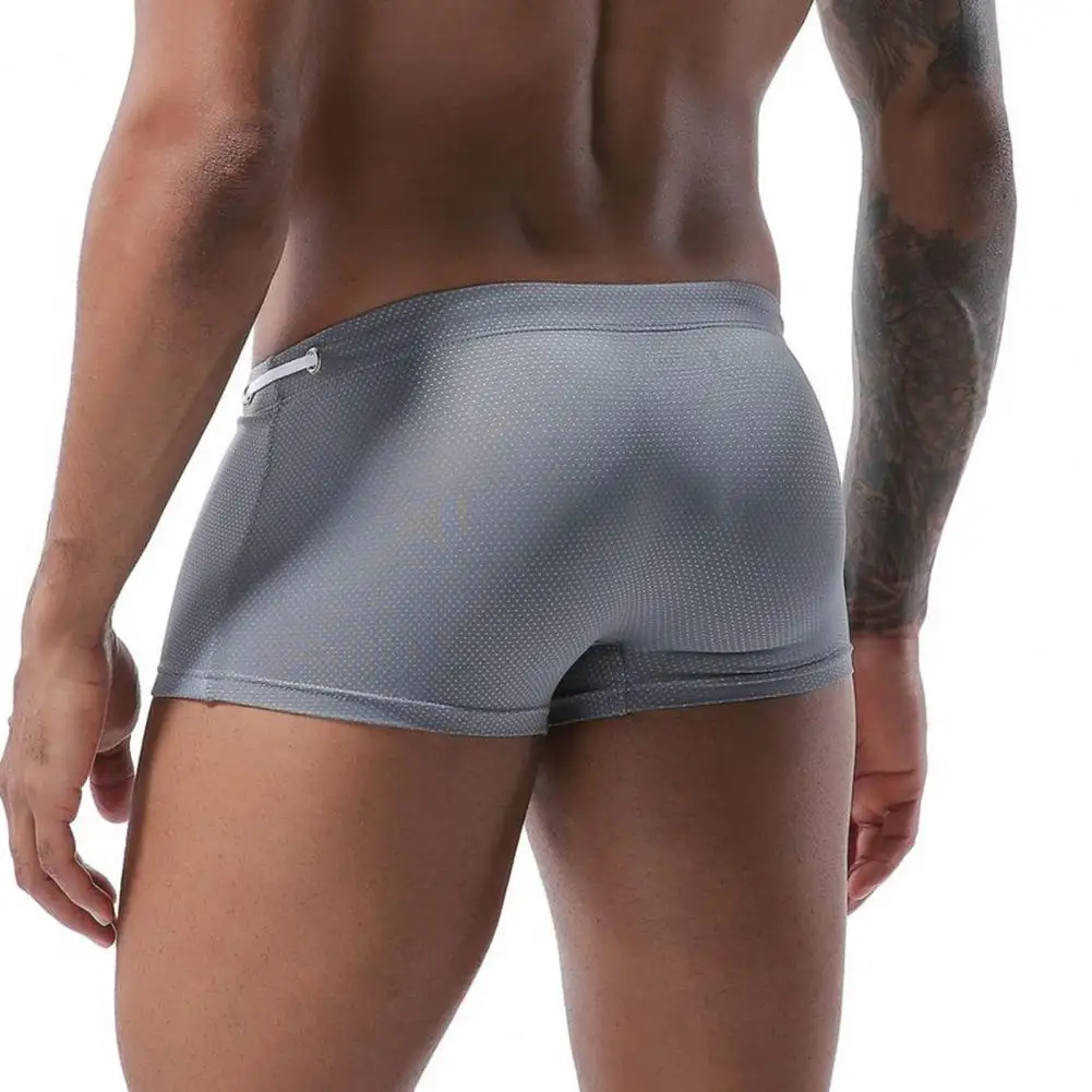 Low-waisted Men's Swimming Trunks for Sports