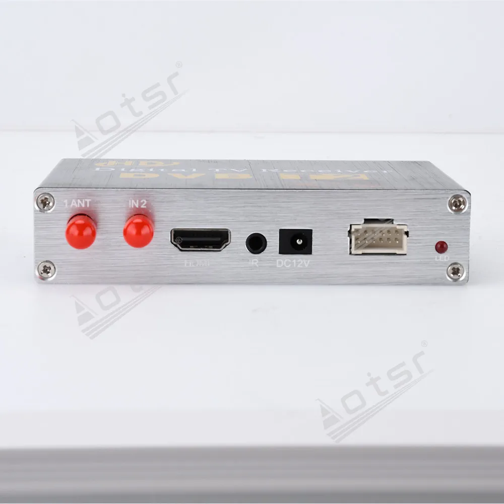 2025 Nuovo DVB-T TV digitale per auto HD MPEG-4 Sintonizzatore Ricevitore Una antenna 140-200 km/h Sintonizzatore a due chip DVB T BOX Standby ultra lungo - immagine 5