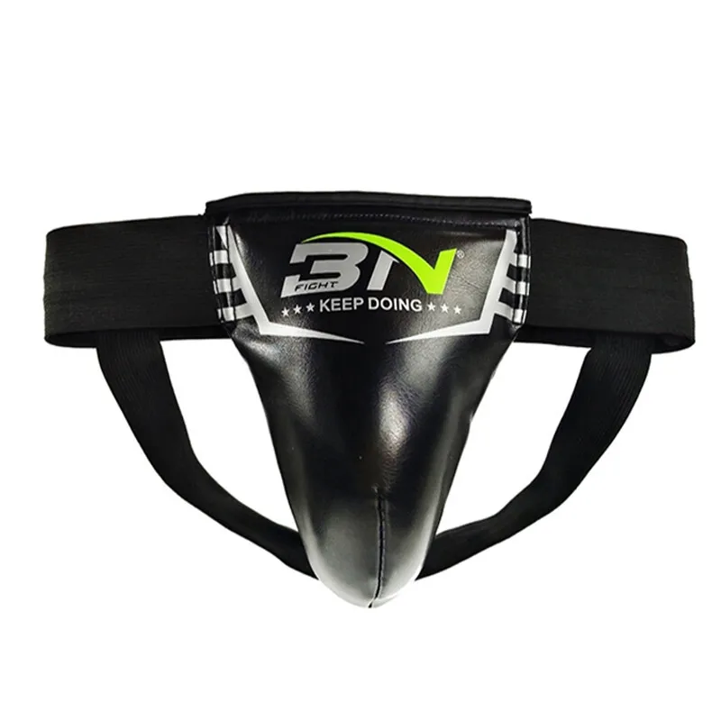 Durable Ventilated PU Design Sports Training Equipment Mouth Guard Groin Guard for Boxing