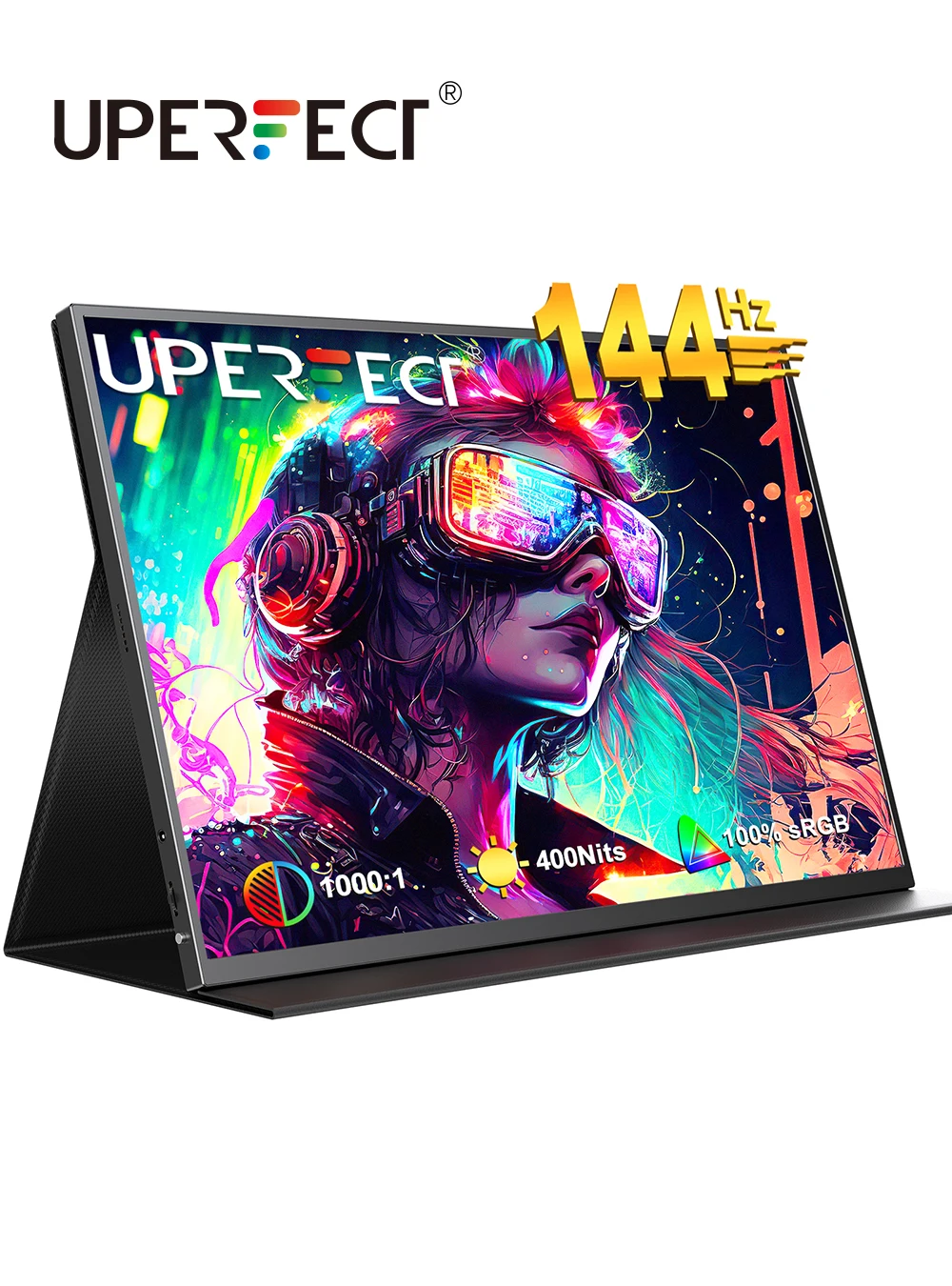 

Портативный монитор UPERFECT UGame B118, 100% дюйма, 2K, FreeSync, 144 Гц, игровой дисплей с HDR для Switch Steam Deck PS4/5 XBOX ONE