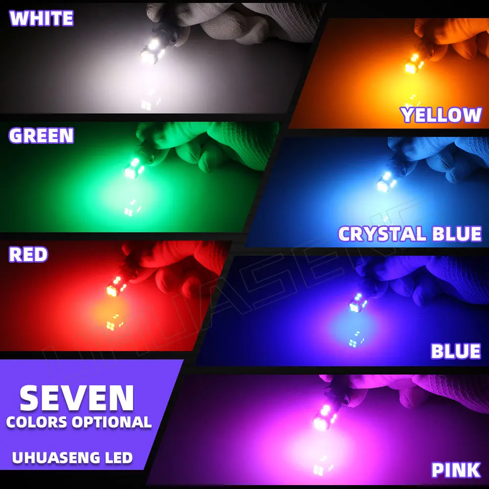 UHUASENG LED 194 3030 ׸ ȣ,   ȣ ǥ , ڵ , W5W ,  Ʈ T10, 2 