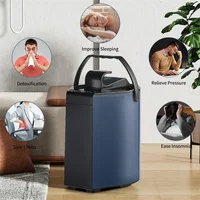 Sauna Steamer Portable Pot, 3L Stainless Steel Steam Generator with Remote Control, Smart Touch Button, Spa Machine 2