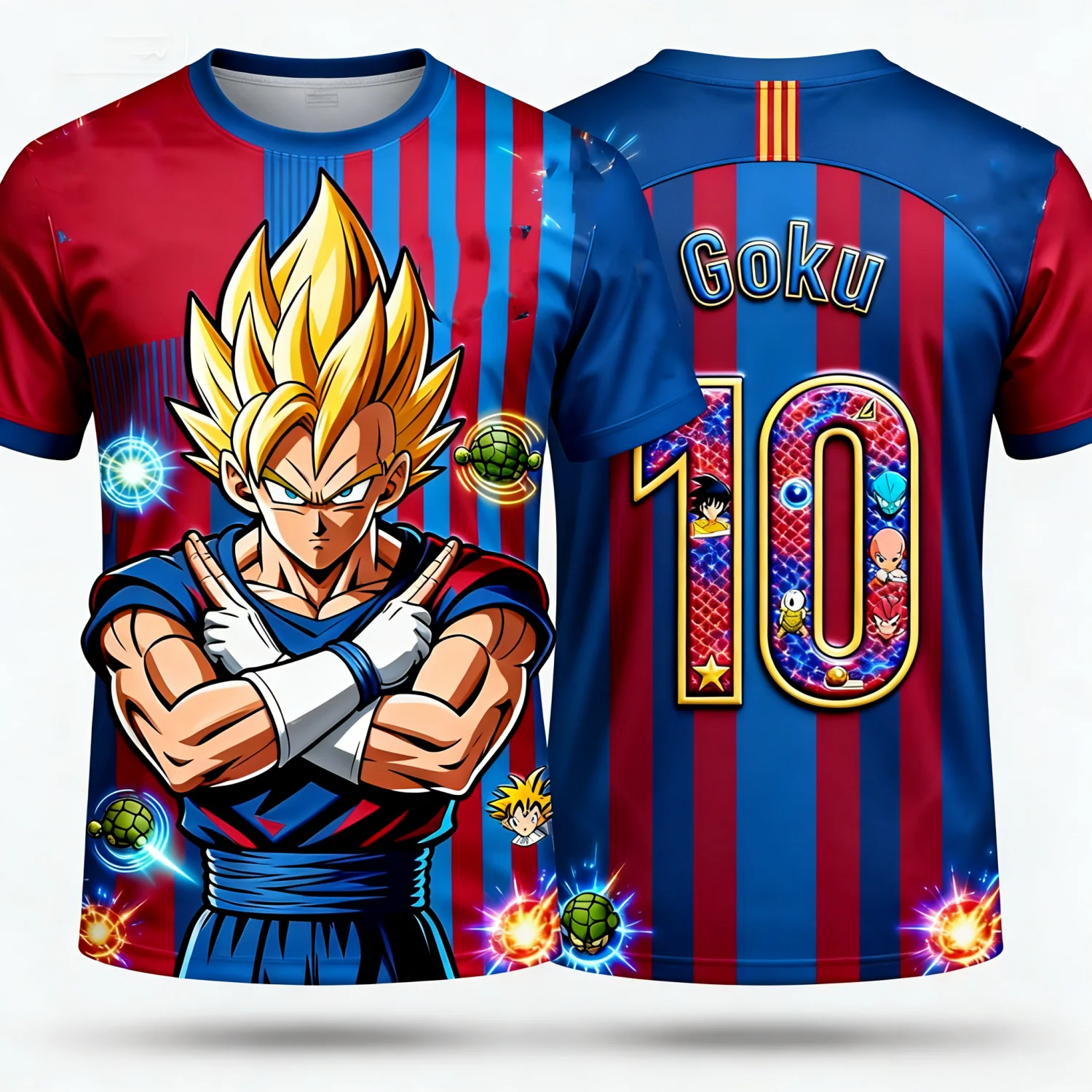 2026 Sommer Dragon Ball Retro Fitness T-Shirt Herren Oversize 3D-Druck Kurzarm Familien-Unisex Kinder-Sportshirt