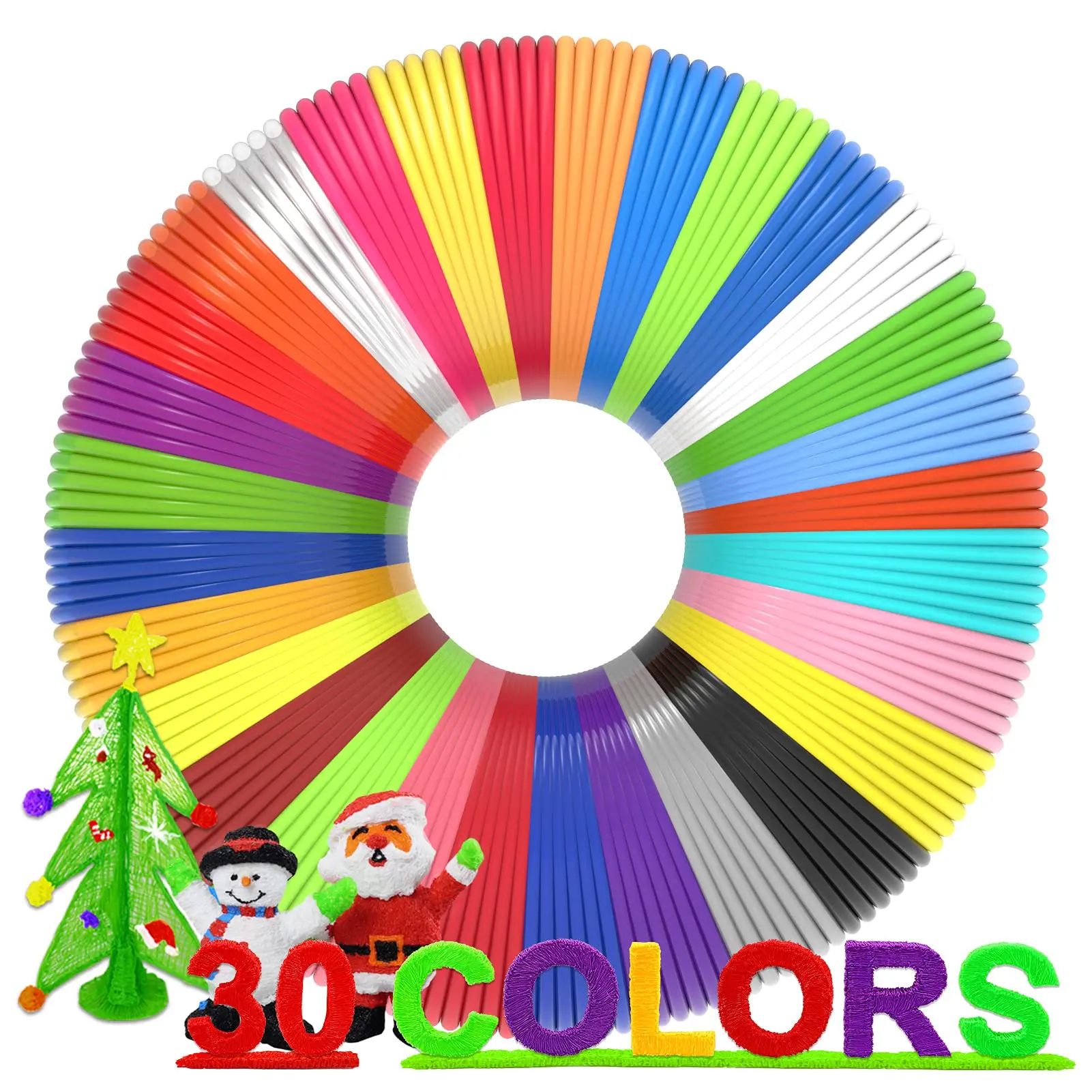 PLA Colored Odorless Safety Plastic 3D Pen Filament Diameter 1.75mm For 3D  Printing Pen Kids Birthday Creative Christmas Gift - AliExpress