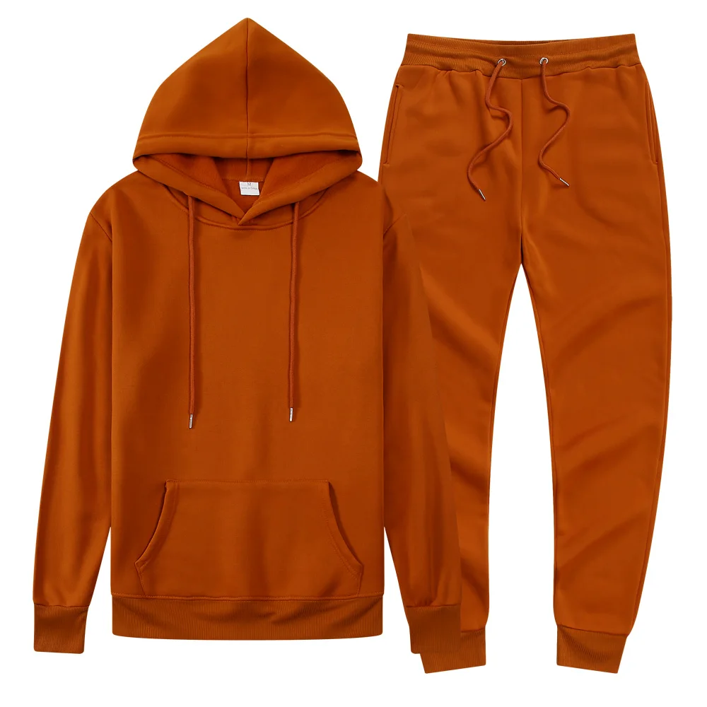 

Hoodie And Pants Set Men Winter Tracksuit Sweatshirts Oversized Women Sets Jogger Suit Fleece Pullover Clothing Plus Size