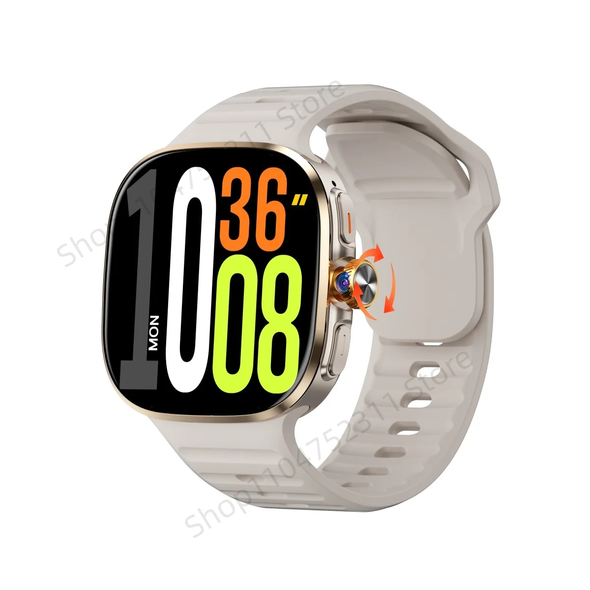 M99 Smartwatch 5G avec écran Amoled de 2.4 pouces 900W caméra rotative WIFI GPS Position boussole NFC Bluetooth montre intelligente hommes femmes