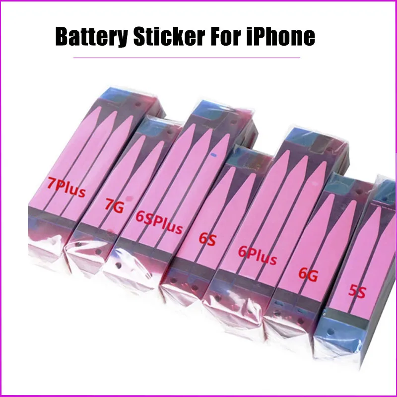5 шт. и 10 стикер для аккумулятора iPhone X 8 Plus клейкая Полоса вытягивания Tab клей 7 6 6S 5C