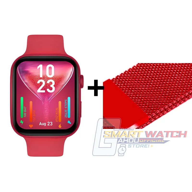 2022 Men Smartwatch D7 Pro Max Wireless Charge Bluetooth Call Blood Glucose Series 7 IWO Smart Watch Men Women PK Watch Series 6 