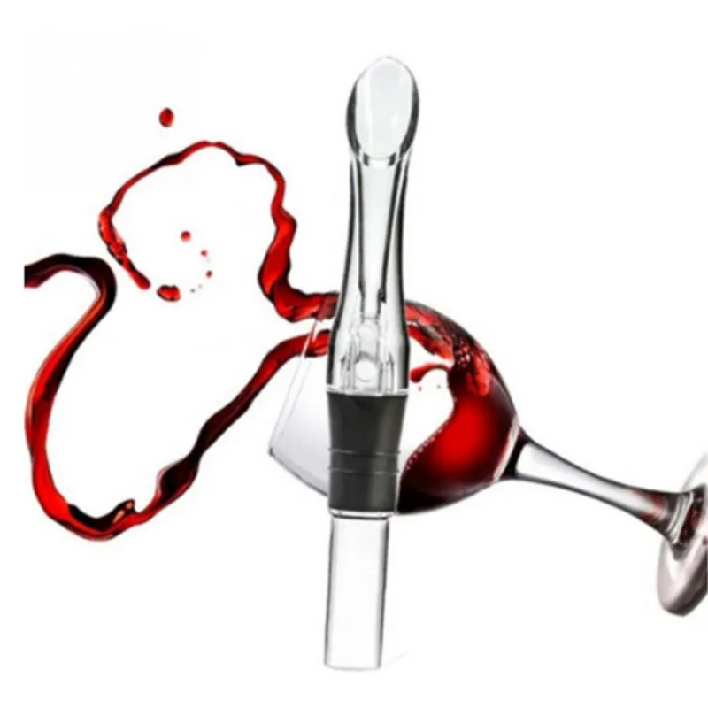 Acrylic Aerating Pourer Decanter Wine Aerator Spout Pourer Portable Wine Aerator Accessories Decanter 1PC