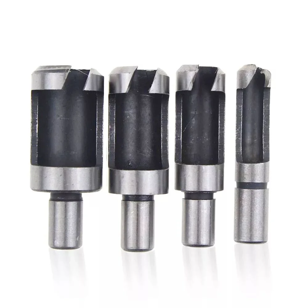 4 stücke 8mm Schaft Barrel Kork Bohrer Stecker Cutter Bohrer Langweilen Loch Holz Zapfen Bohrer Loch Sah Dorne handliche Holzbearbeitung Werkzeug