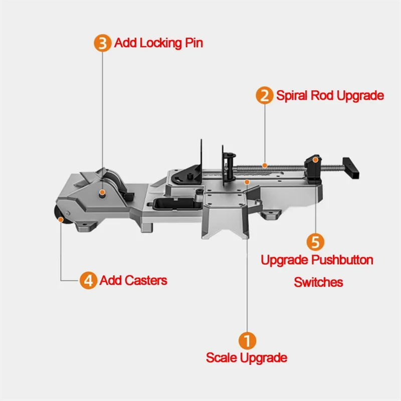 Portable Band Saw with Base Deep Cut Variable Speed Handheld Automatic Disc Cutter for Metal Wood R2103 1100W