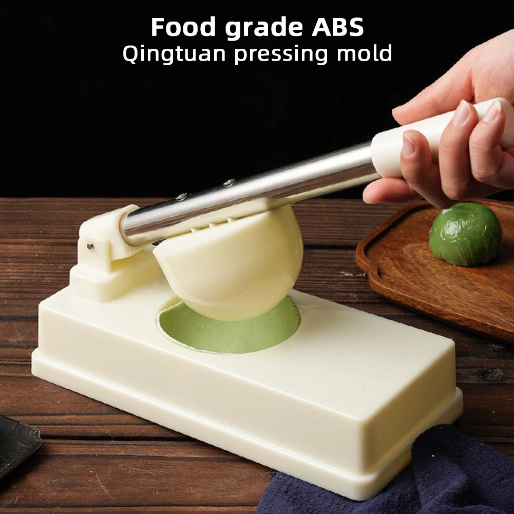 Sbdae9c02f9614cecbe756ff522b162efy Dumpling Skin Mould DIY Quick Dumpling Pressing Tool Manual Non Stick Plastic Dumpling Skin Press Mold For Pierogi Maker