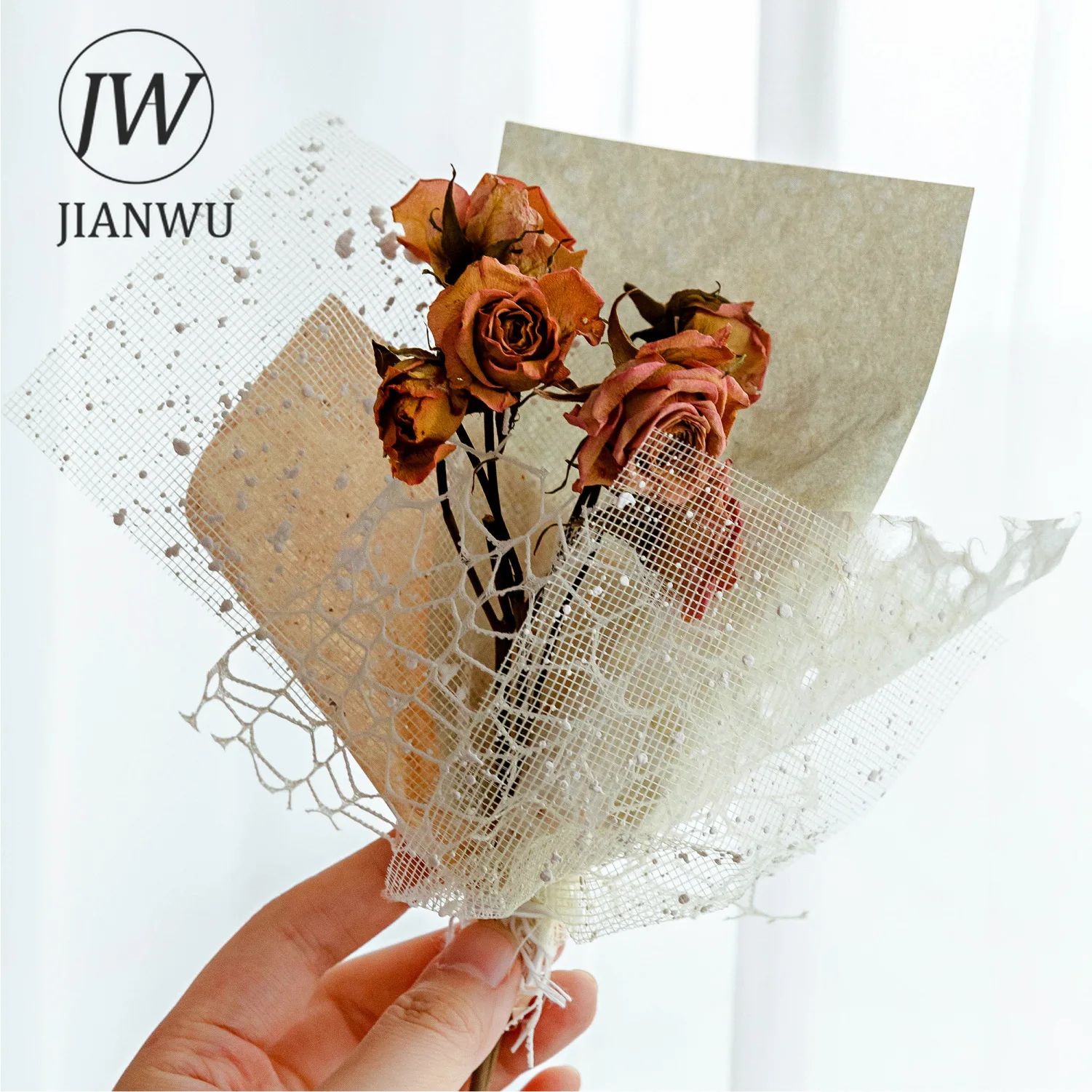 JIANWU 로맨틱 시리즈 종이, 빈티지 패턴, 할로우 콜라주 재료, 크리에이티브 DIY 정크 저널 문구, 26 매
