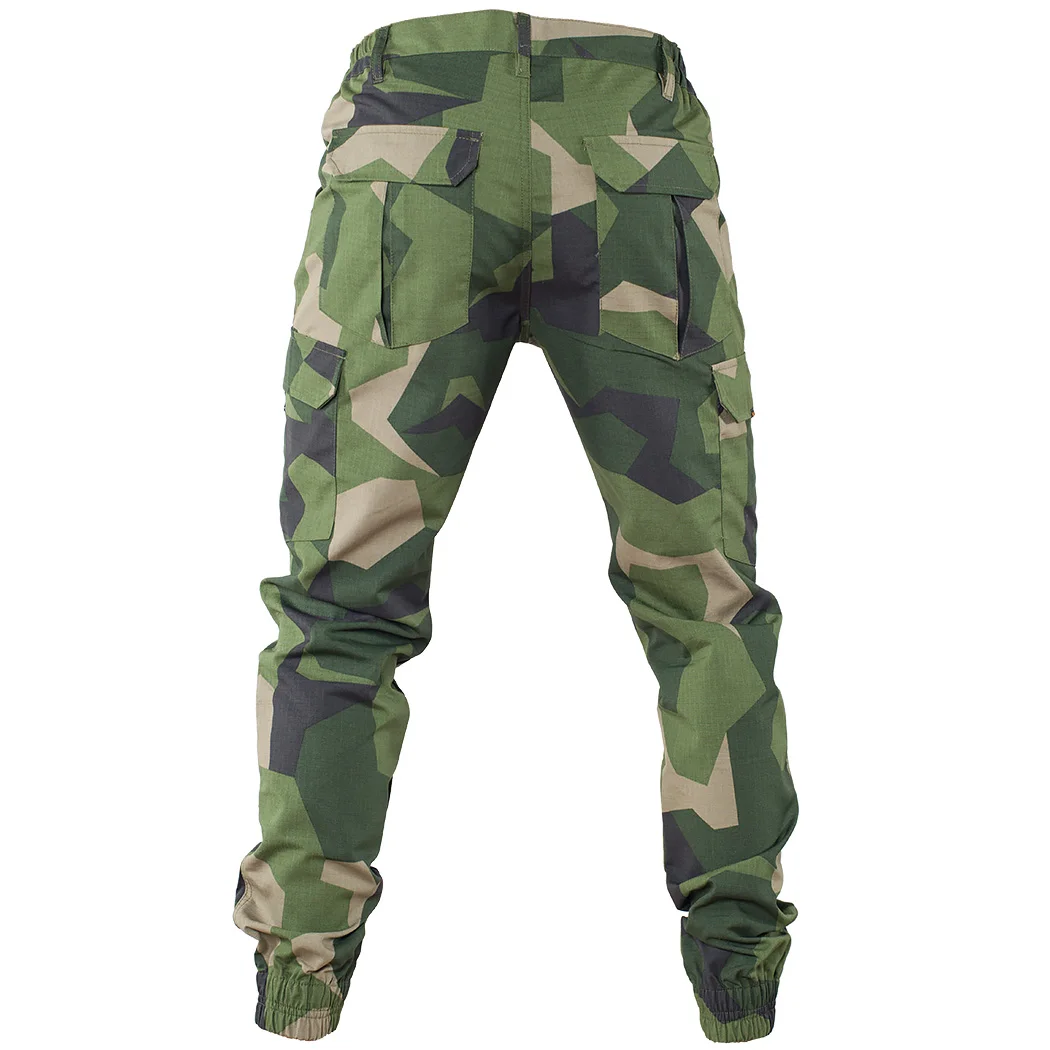 Schwedische M90 geometrische Tarnung Sommer taktische Hose MTP karierte Stoffbeinhose – Detail 12