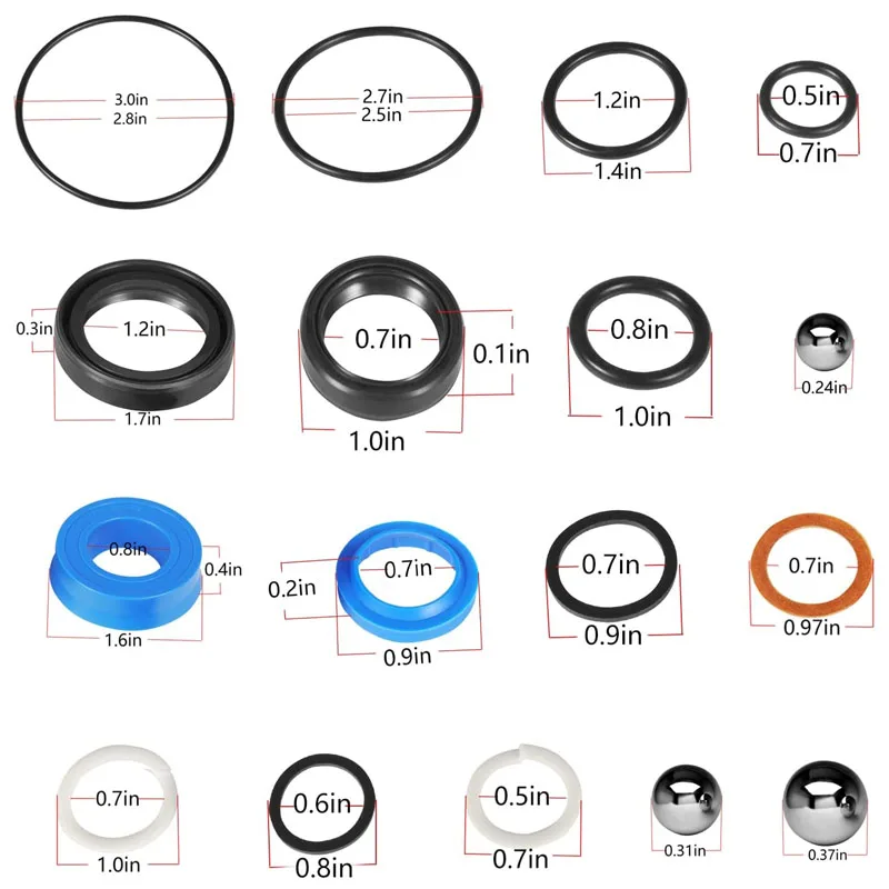 NONY Matco 플로어 잭용 씰 수리 키트, AM200F, TM200F, TM200MF, AM0226F, YM150M, 2 톤 품질 교체 부품
