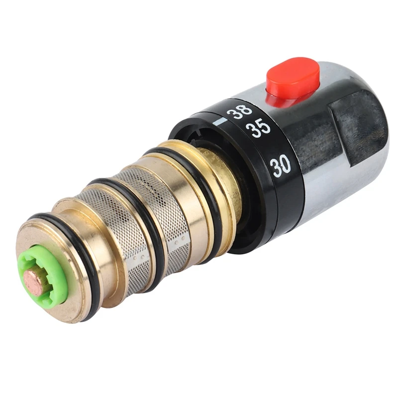 

Brass Thermostatic Valve Temperature Control Ceramic Valve For Solar Water Heater Valve Parts Ceramic Mixer Tap Gold&Silver