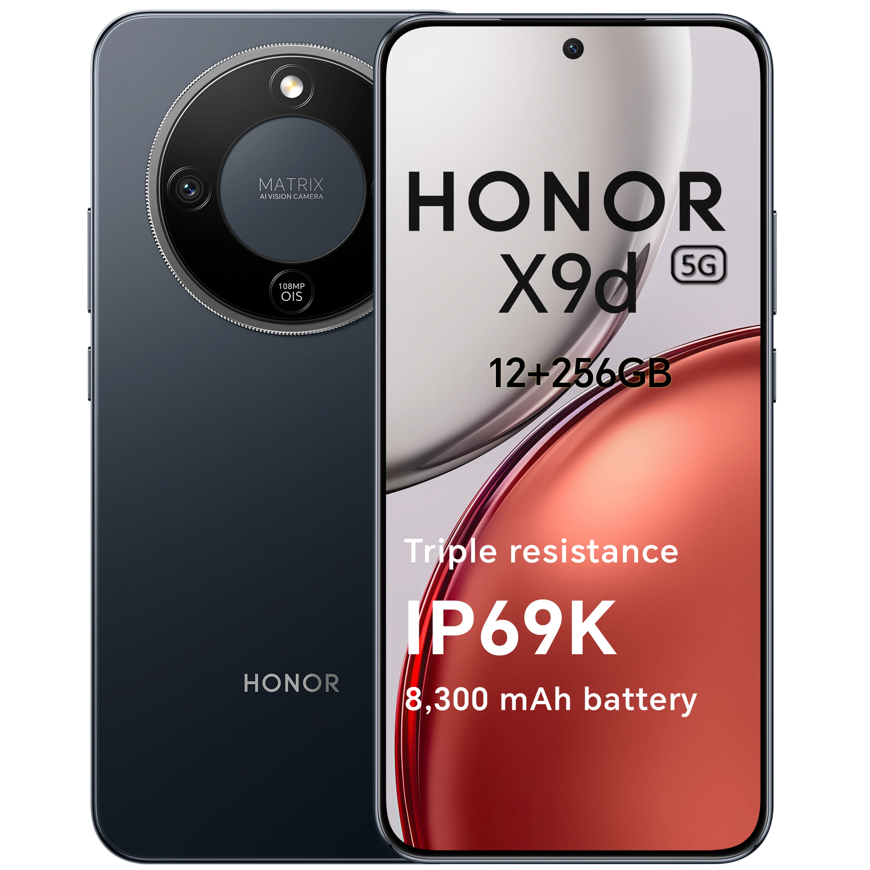 Teléfono Inteligente Honor X9d Global 5G Android 2026 con Procesador Snapdragon 6 Gen 4, 8300 mAh y Cámaras de 108 MP 2