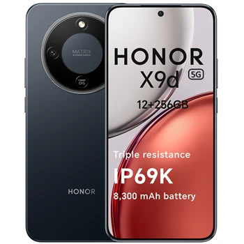 Teléfono Inteligente Honor X9d Global 5G Android 2026 con Procesador Snapdragon 6 Gen 4, 8300 mAh y Cámaras de 108 MP 2