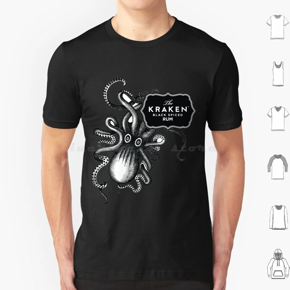 Maglietta Kraken Rum 6Xl Cotton Cool Tee Kraken Rum