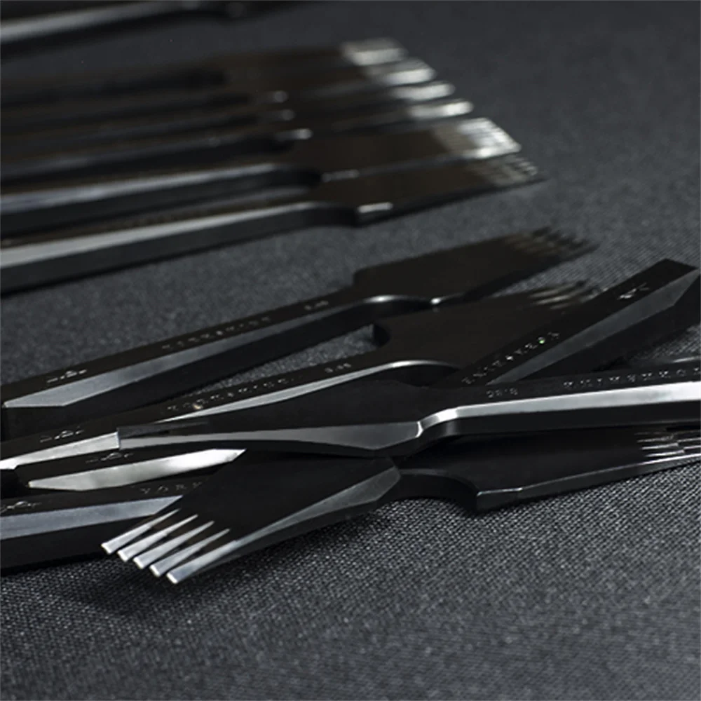 RCIDOS YORKSHINE Hand Sewing Hole Puncher,SKD11 Manual Leather Punching