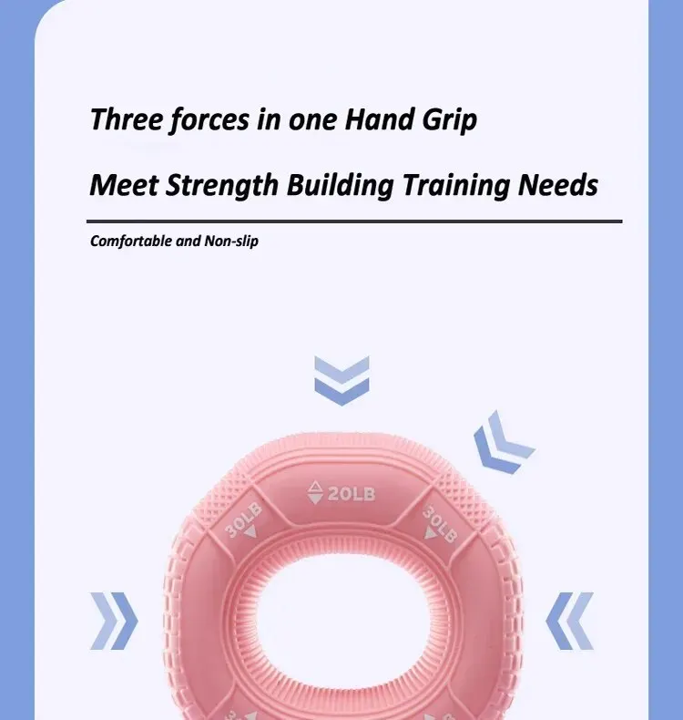 Description Picture 3 of itemSilicone Star Anise Grip Ring Grip Tire Texture Fitness Finger Wrist Relaxation Relaxation Training Equipment
