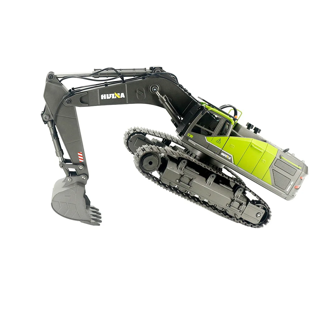 HUINA 1593 RC Excavator Model 22CH Dumper Truck Caterpillar Alloy 1/14 Tractor Loader 2.4G Radio Controlled Car Engineering Toys 3