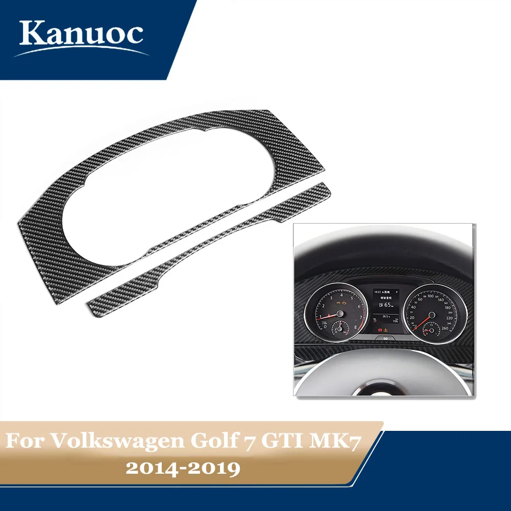 

Для Volkswagen Golf 7 GTI MK7 2014 2015 2016 2017 2018 2019 Speedmeter рамка отделка углеродное волокно стикер автомобильные аксессуары для интерьера