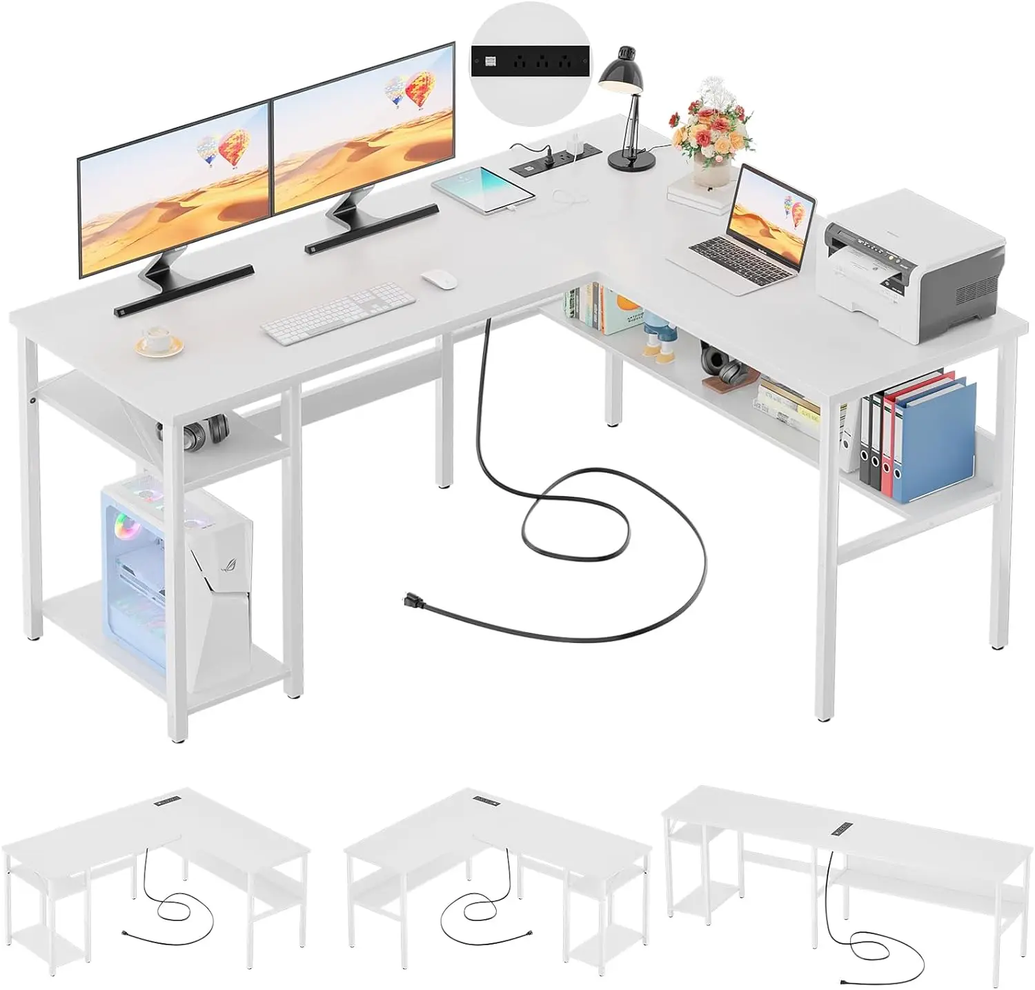 Pure White-Desk
