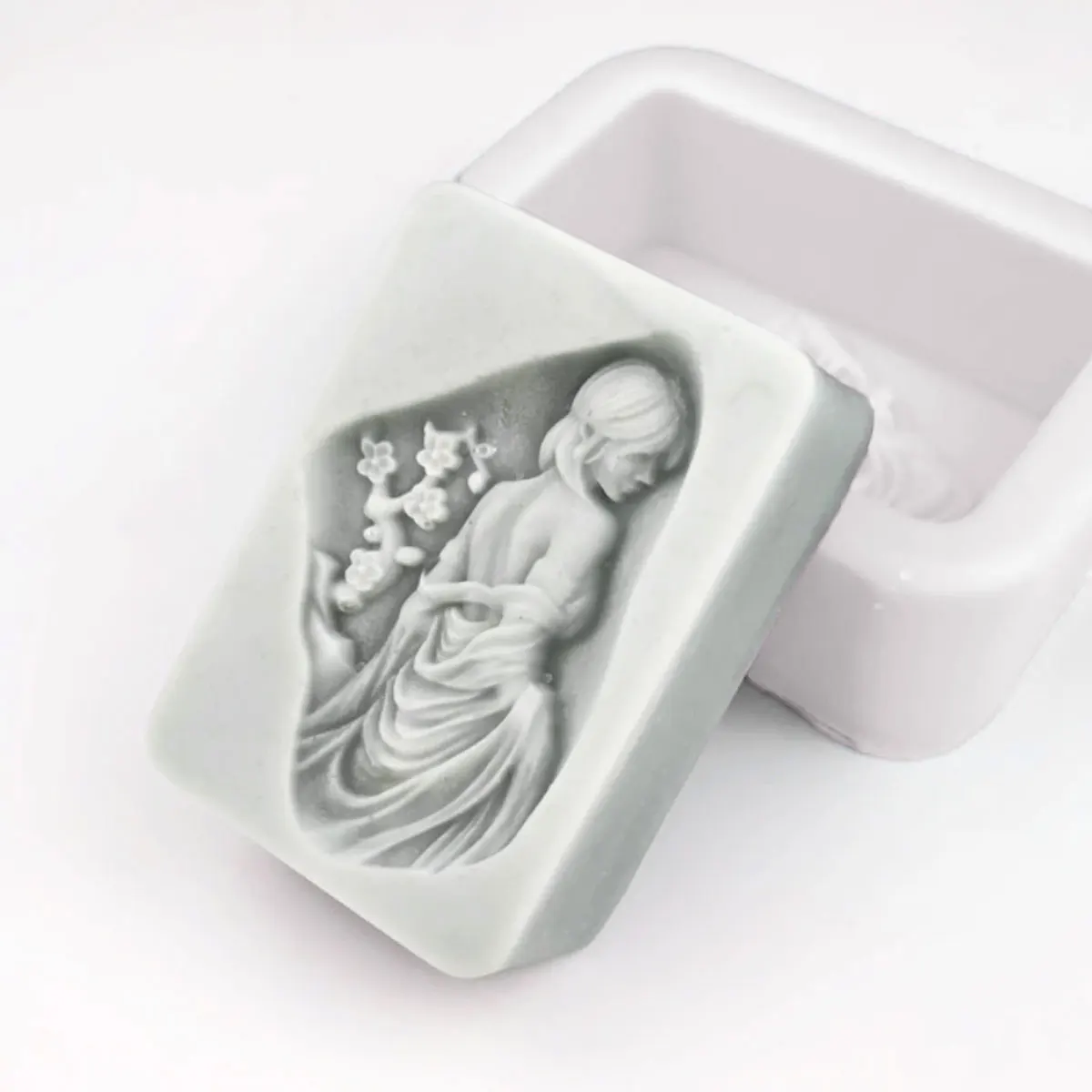 Handmade Beauty Bathing Silicone Soap Mold DIY Square Geometry Soap Making Cake Chocolate Candle Mold Gifts Craft Home Decor