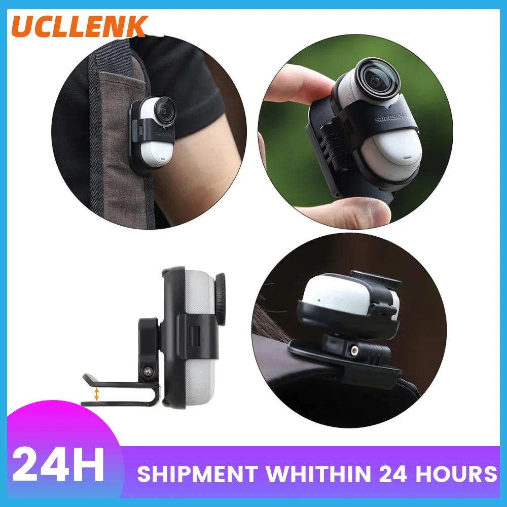 Supporto Clip Per Cappello Insta360 Go 3S/Go 3 - Regolabile 360° Per Riprese POV - Accessorio Action Camera - Foto 9