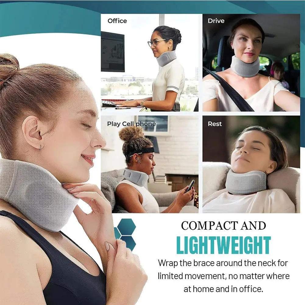 Neck Brace Stretcher Cervical Brace Traction Ice Silk Orthopedic Device Pain Pillow Pillow Relief Collar Neck Cover Tractor R8D5