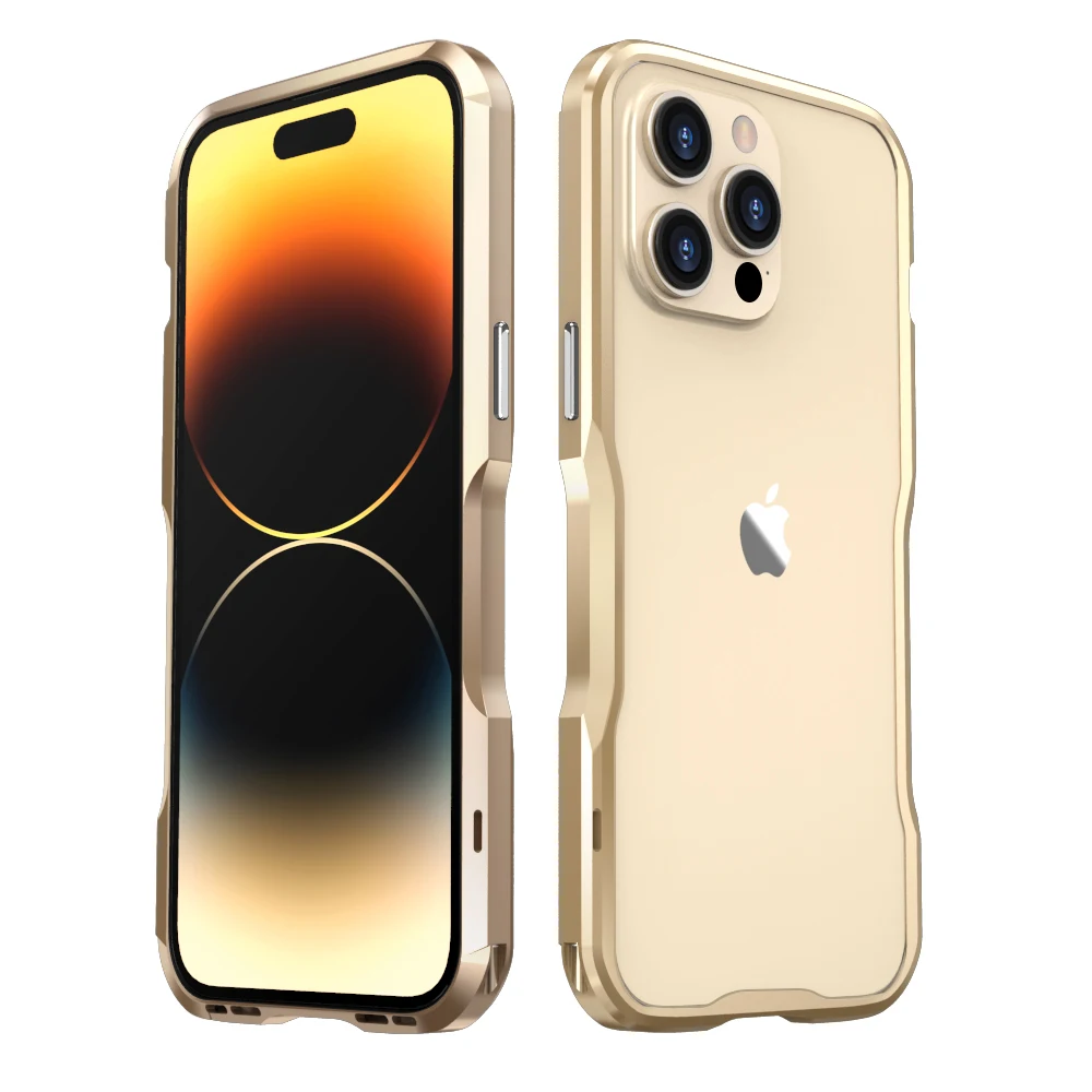 Sleek and Stylish Alloy Frame Phone Case - Anti-Drop Protective Cover