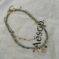 Shawna Bohemian Style Stone Beads Necklace 5