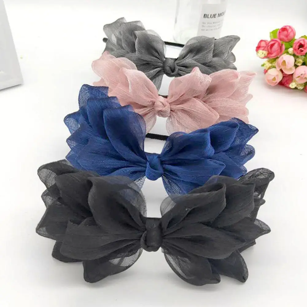 

Shining Big Bow Ribbon Head Band Hair Hoop Hair Band Hair Accessories