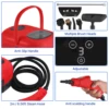 Multi Functional Handheld Steam Cleaner 2500W Ergonomic Handle Portable Smart Touch Screen 6 Levels Adjustable Steam Cleaner 3