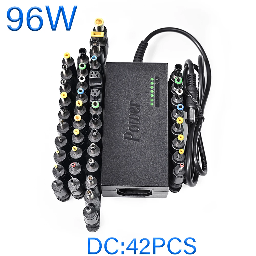 96W Universal AC Laptop Power Adapter 12V 15V 16V 18V 19V 4.5A 20V 24V Charger Portable For Asus Acer Sony Lenovo  Dell  Hp MSI