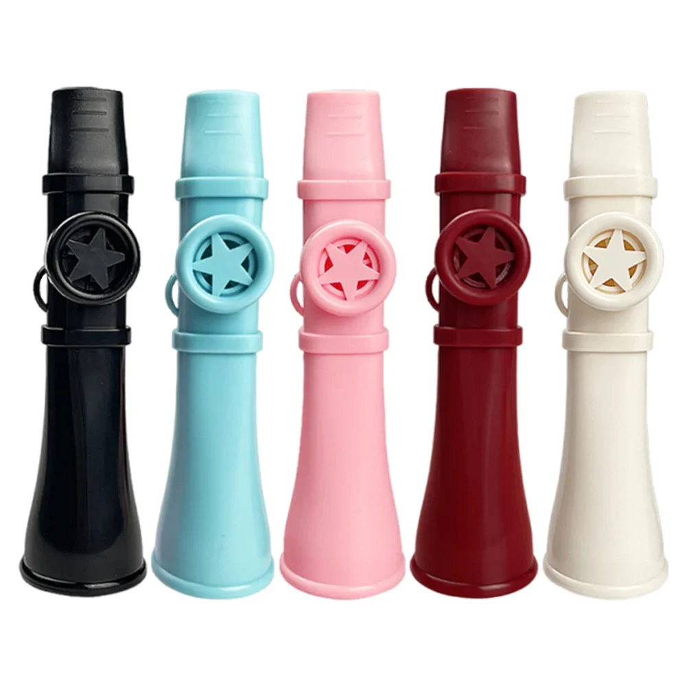 Professional Mouth Flute with Lanyard Portable Musical Flute Simple Kazoos Instrument for Adults Beginner Music Lovers