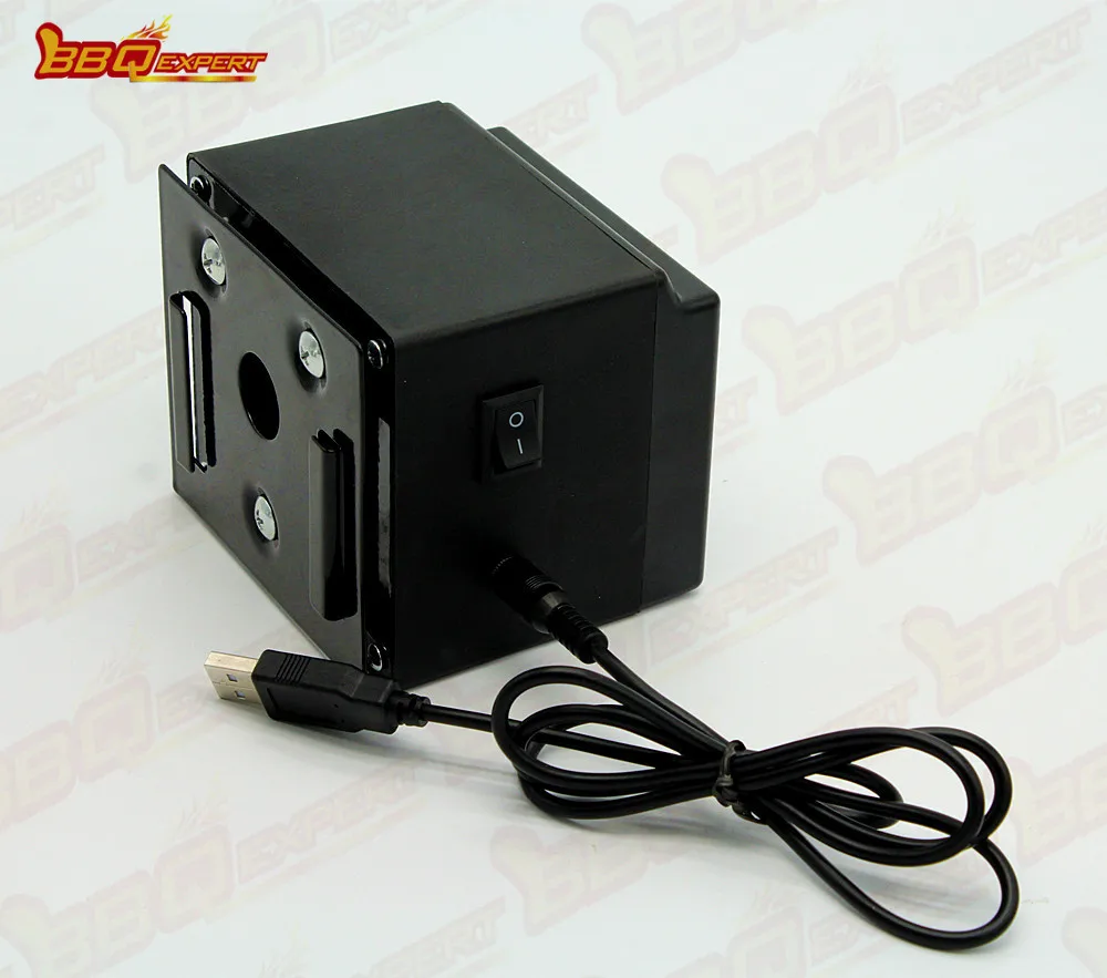 Description Picture 5 of item5V Grill Battery Powered Barbecue Motor Grill Rotisserie Rotating BBQ Spit With 4 RPM Output Speed Tournebroche BBQ Parts