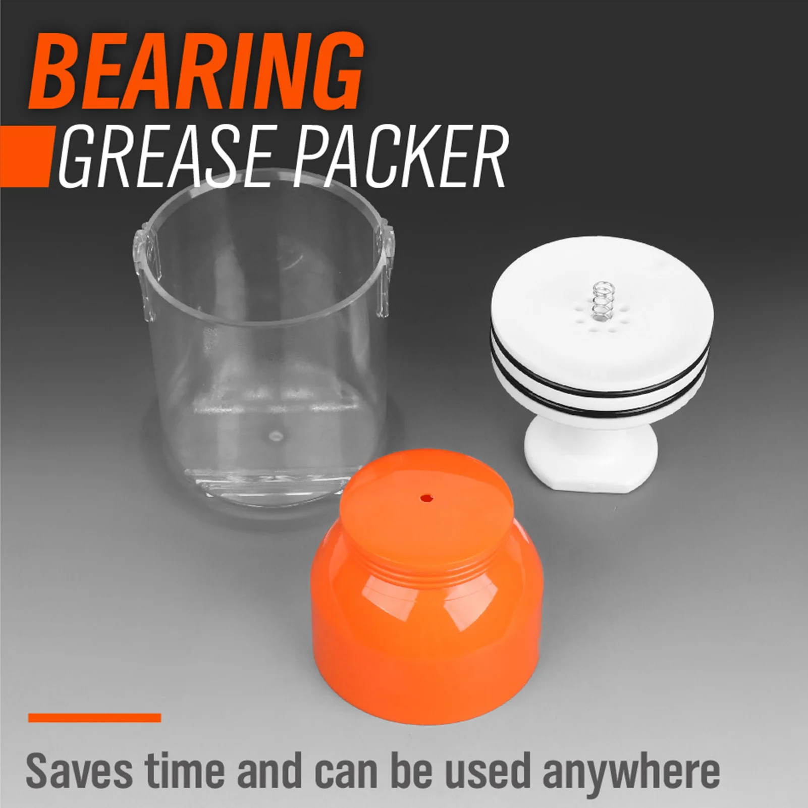Portable Bearing Grease Packer Tool Bearing Packer Visible Grease Level Suitable for Home Garage Workshop Bearing Grease Packer Tool