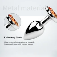 Anal Plug Herzförmigen Metall Butt Plug Erwachsene Sex Spielzeug Edelstahl Anal Plug Stimulator Anal Sex Spielzeug Prostata-massagegerät Dildo 2