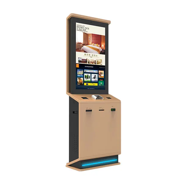 

Hotel Check In Kiosk Self Order Fast Food Touch Screen Payment Service Restaurant Ordering Machine