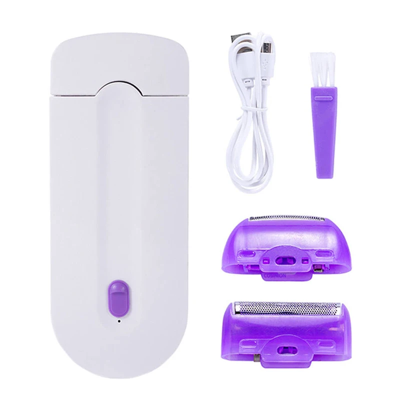 전문가용 무통 제모 키트, USB 충전식 레이저 터치 제모기, 여성 바디, 얼굴, 다리, 비키니, 손 면도기 