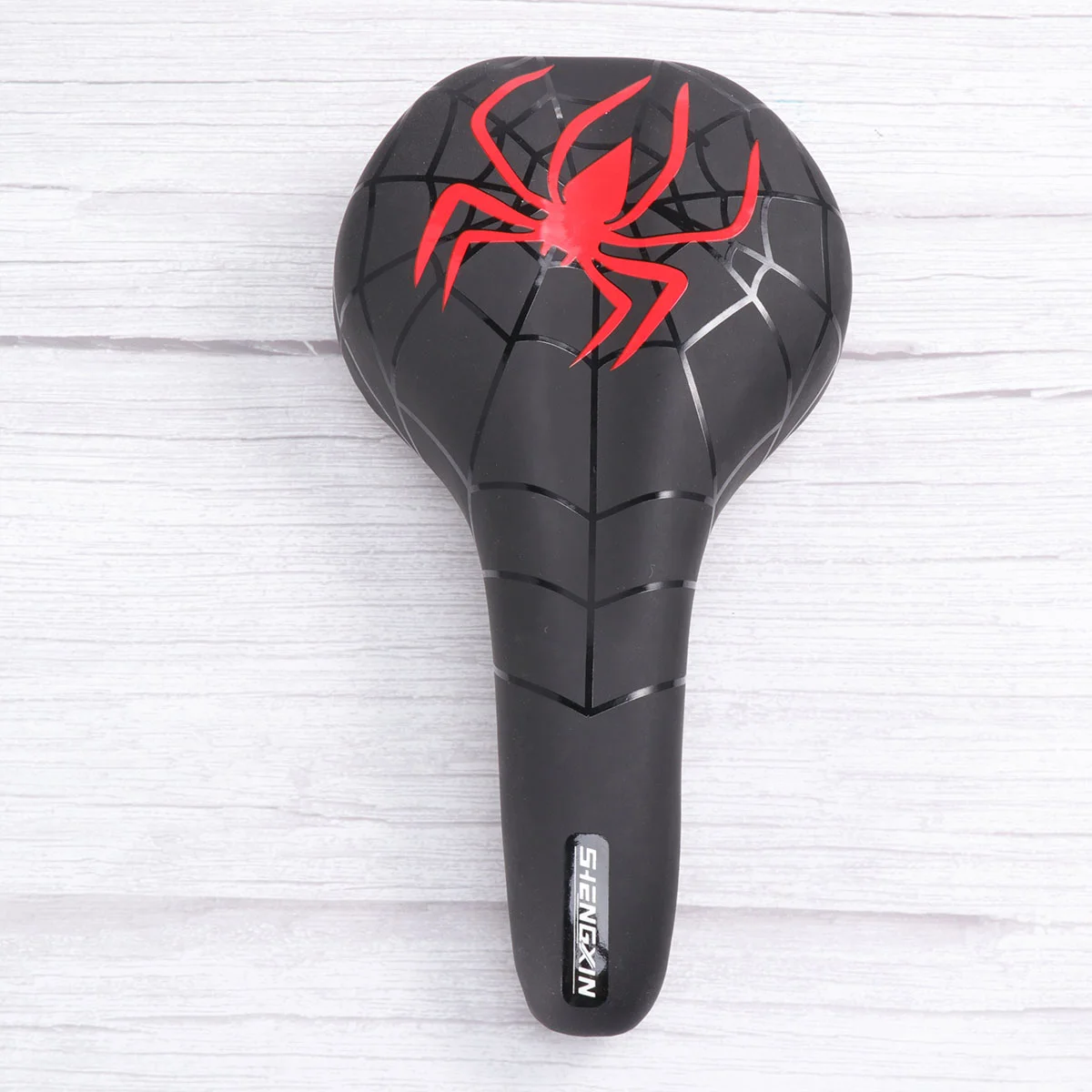 

Spider Pattern Bike Seat PU Leather Premium Practical MTB Seat Bicycle Seat Bike Saddle for Sports Cycling